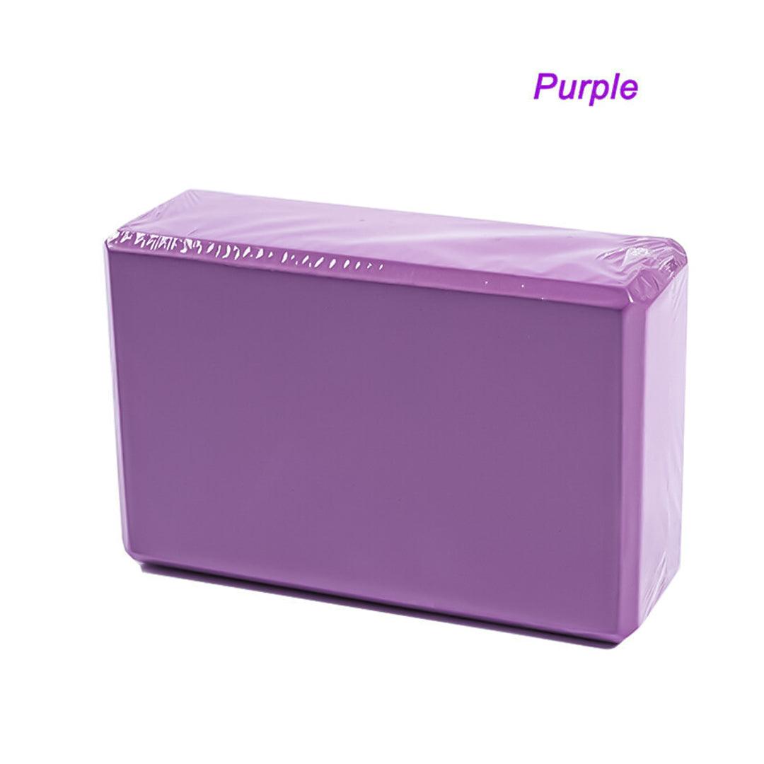 Best Yoga Blocks UK - 1/2pcs Pilates Workouts Eva Brick Foam Fitness Exercise Purple*1 Apparel & Accessories - Tophatter Daily Deals