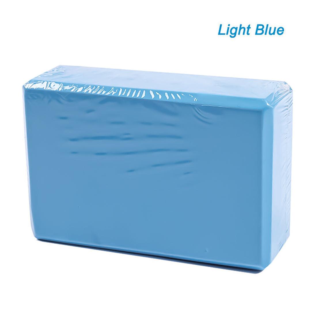 Best Yoga Blocks UK - 1/2pcs Pilates Workouts Eva Brick Foam Fitness Exercise Light Blue*1 Apparel & Accessories - Tophatter Daily Deals