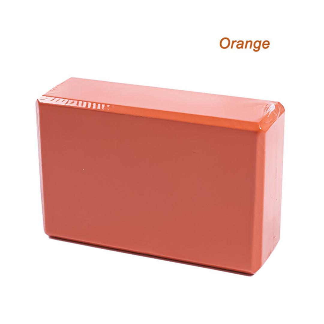 Best Yoga Blocks UK - 1/2pcs Pilates Workouts Eva Brick Foam Fitness Exercise Orange*1 Apparel & Accessories - Tophatter Daily Deals