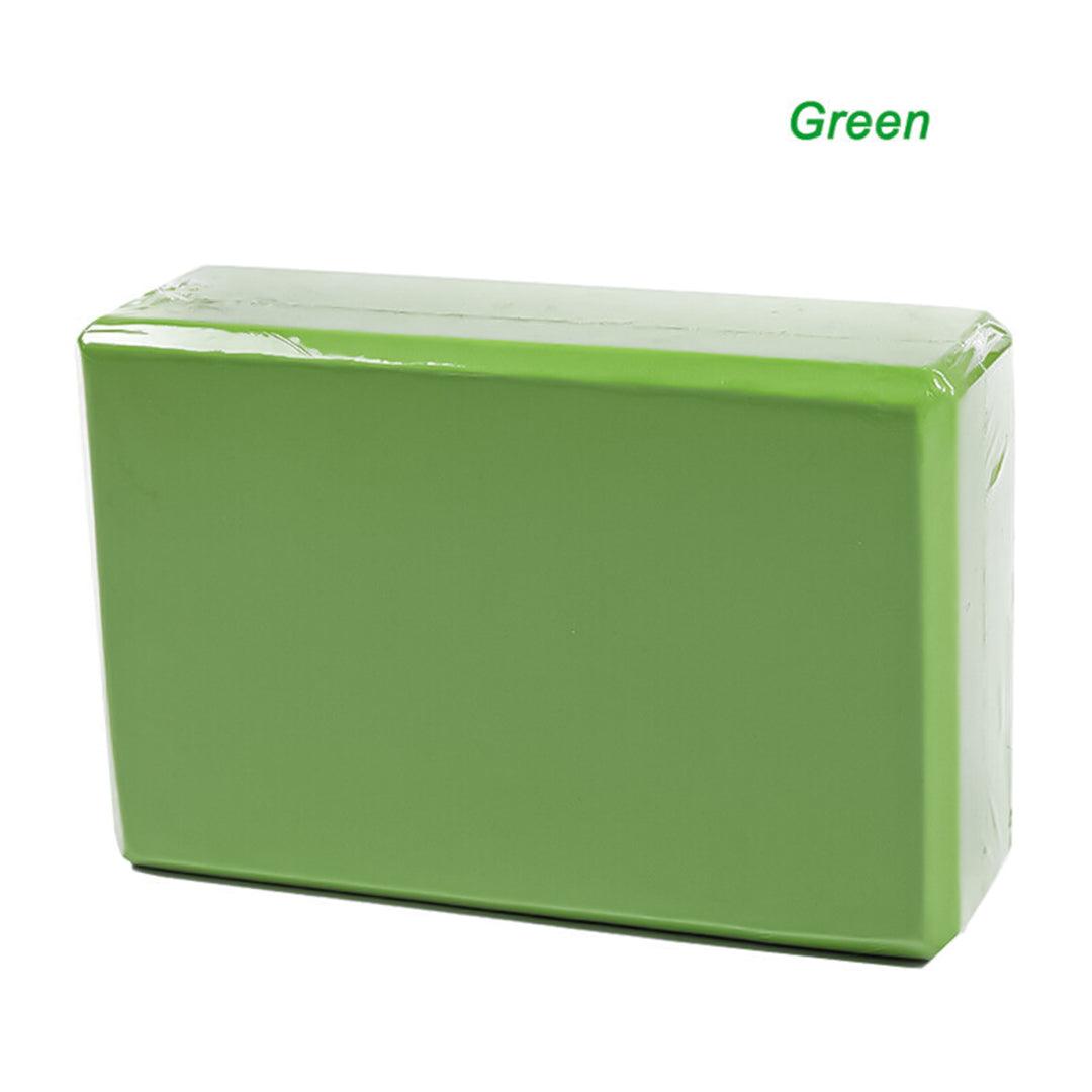 Best Yoga Blocks UK - 1/2pcs Pilates Workouts Eva Brick Foam Fitness Exercise Green*1 Apparel & Accessories - Tophatter Daily Deals
