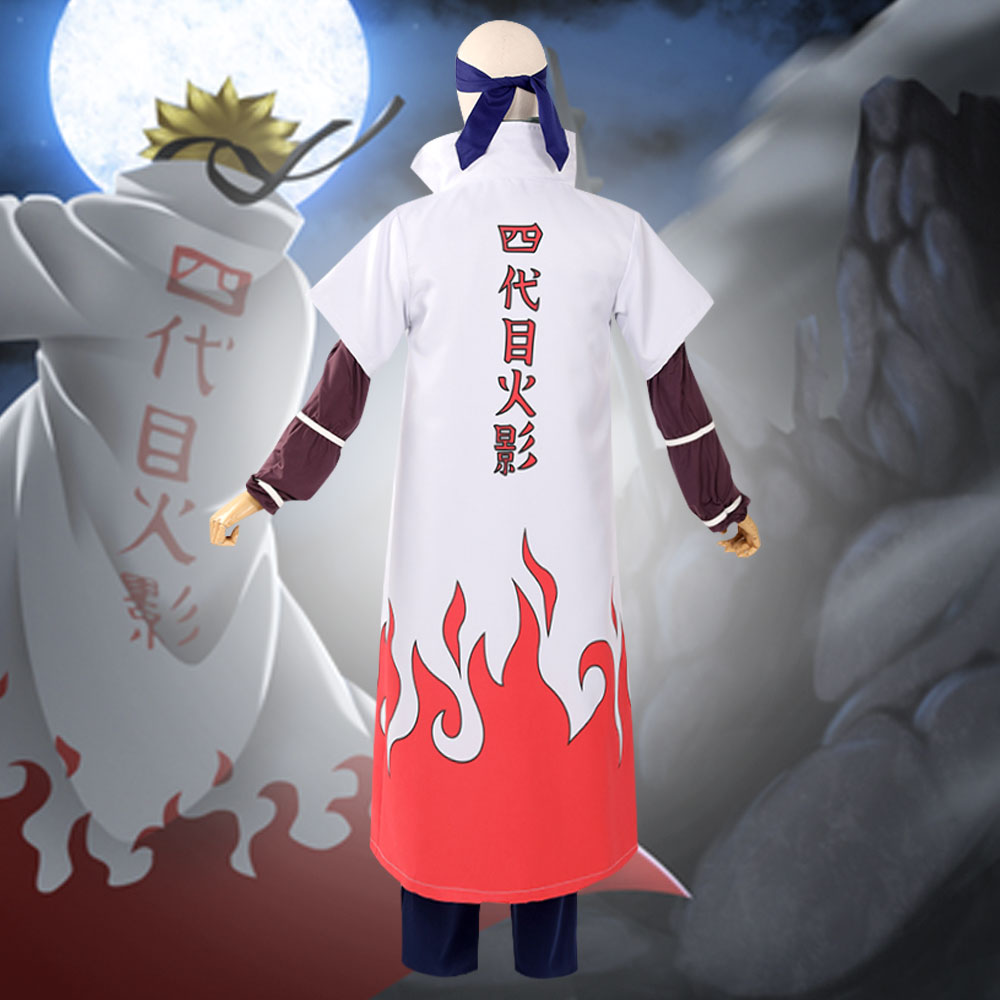 Yondaime 4th Hokage Minato Namikaze from Naruto Only Coat Halloween Cosplay Costume Costume - Tophatter Daily Deals