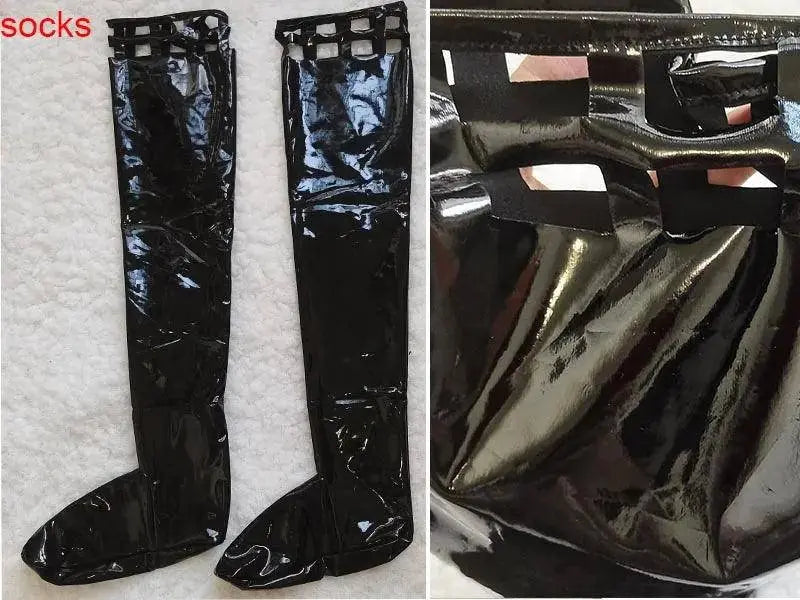 Yor Forger Cosplay costume Headband Elastic Thigh Stockings Tights Highs Wig Earrings Yor Forger dress full set for Comic Con - Tophatter Daily Deals