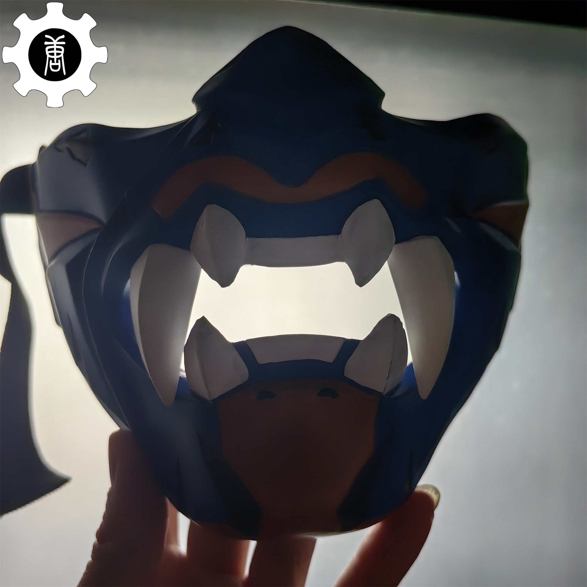 3D Printed Yoru Mask Duelist Half Face Mask Yoru Cosplay Prop - Tophatter Daily Deals