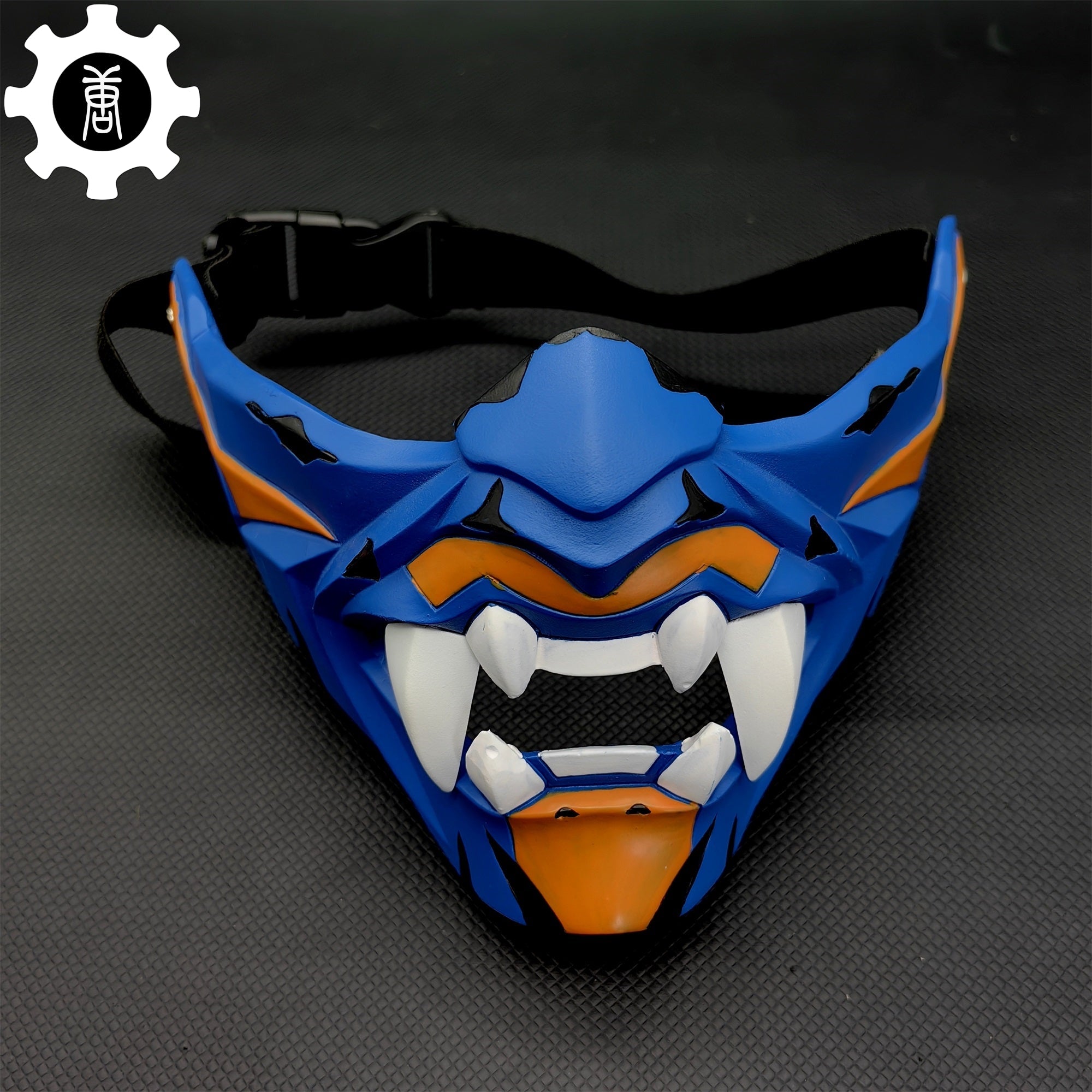 3D Printed Yoru Mask Duelist Half Face Mask Yoru Cosplay Prop - Tophatter Daily Deals