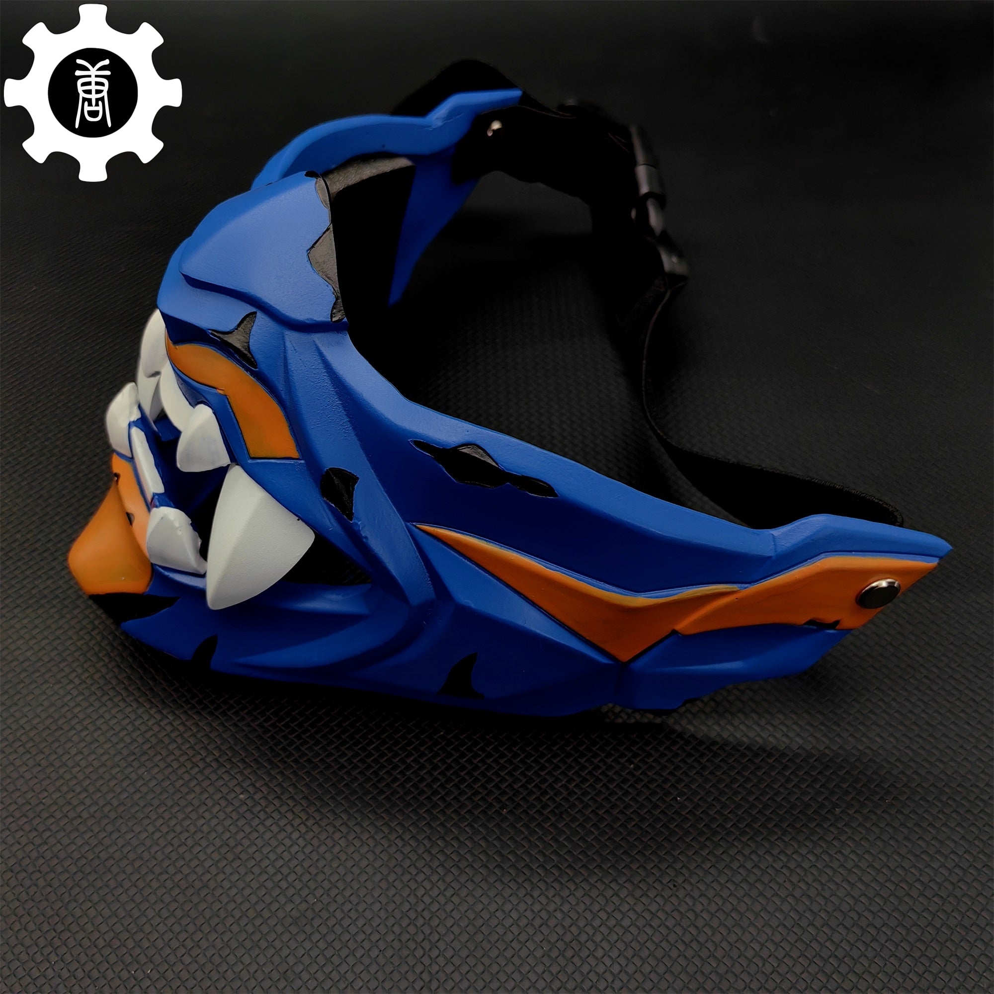3D Printed Yoru Mask Duelist Half Face Mask Yoru Cosplay Prop - Tophatter Daily Deals