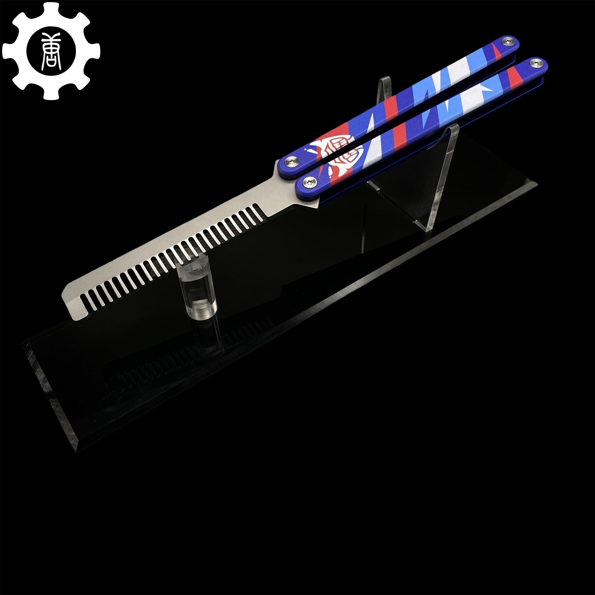 High-End CNC Yoru Comb Aluminum Alloy Handle Yoru Knife Balisong Trainer - Tophatter Daily Deals