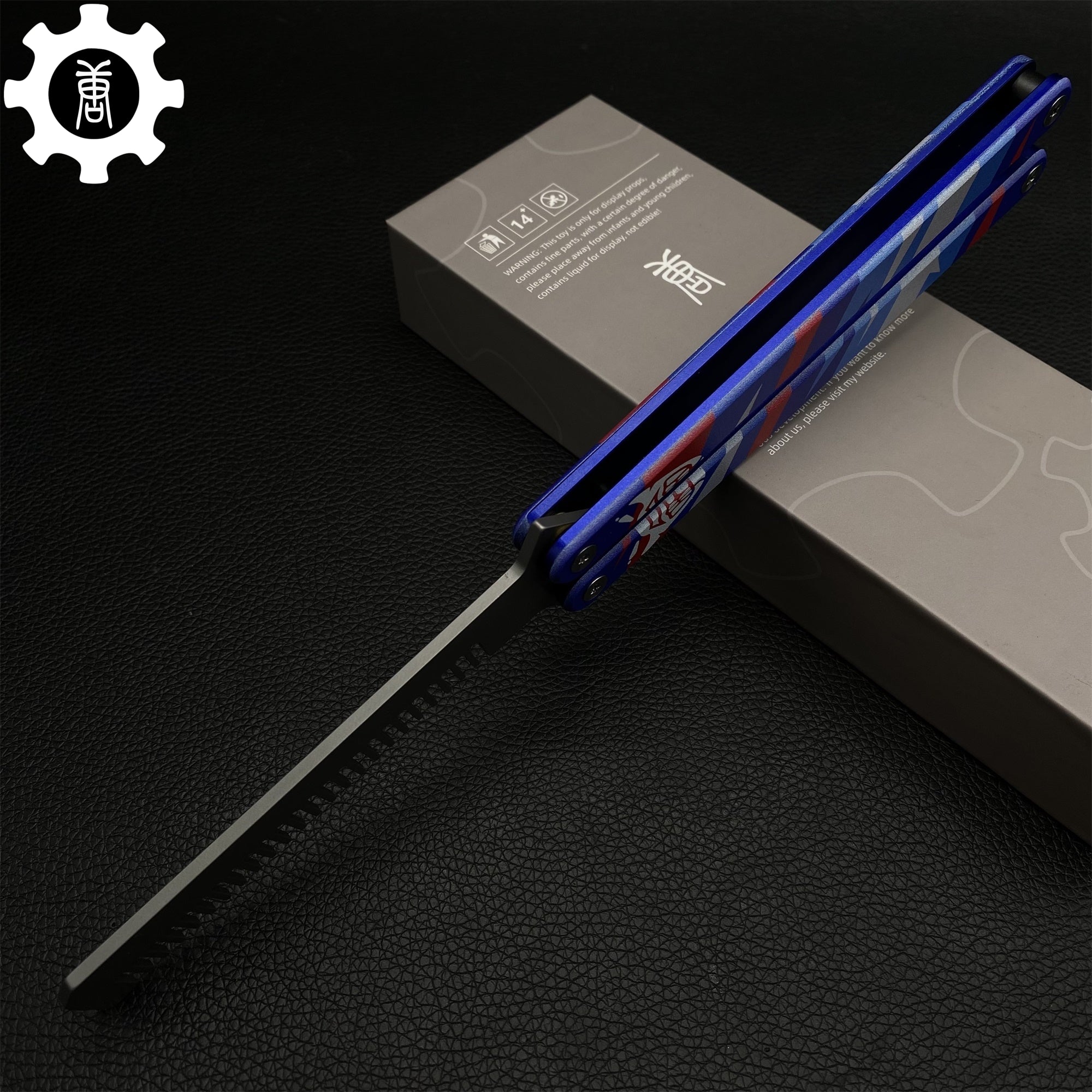 High-End CNC Yoru Comb Aluminum Alloy Handle Yoru Knife Balisong Trainer - Tophatter Daily Deals