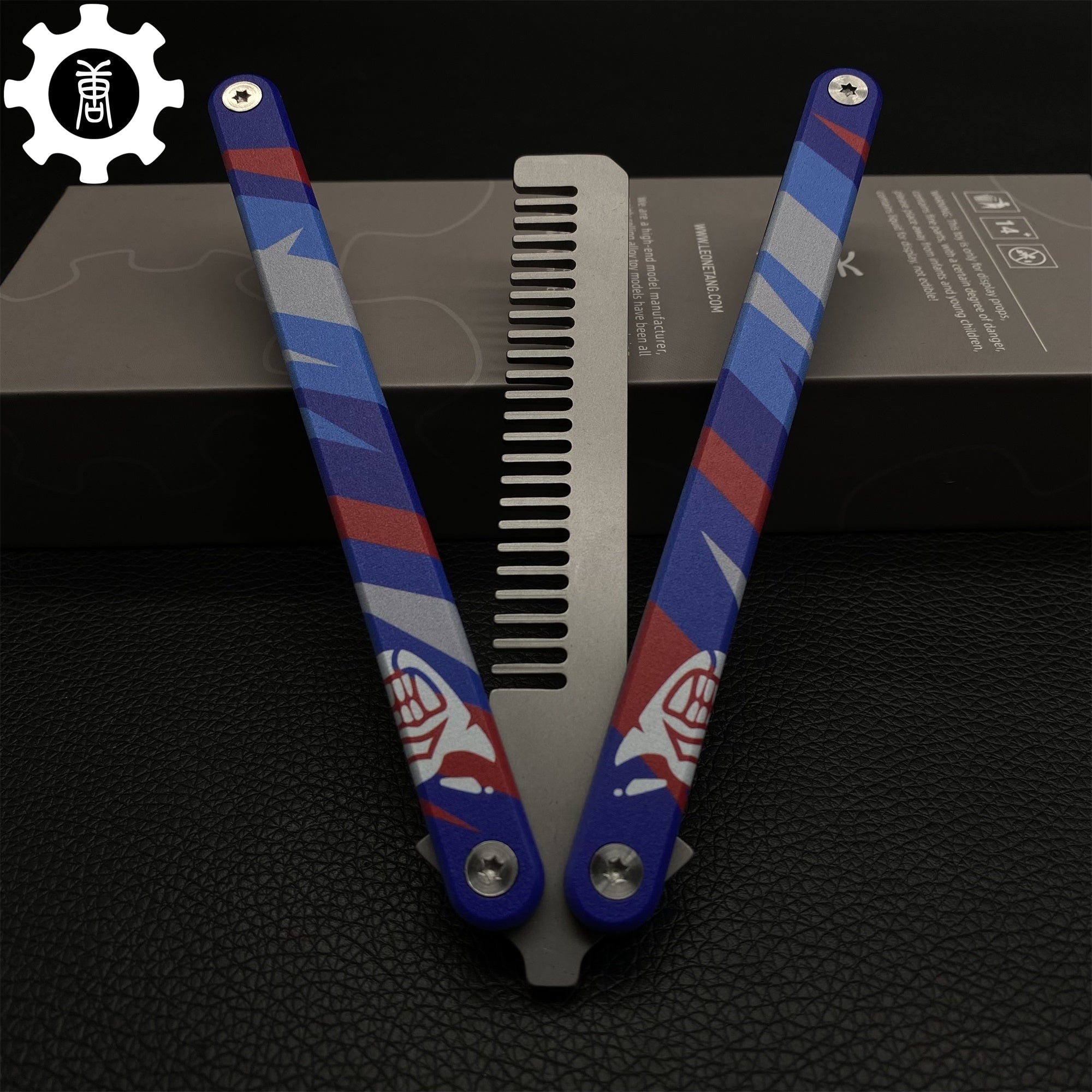 High-End CNC Yoru Comb Aluminum Alloy Handle Yoru Knife Balisong Trainer - Tophatter Daily Deals