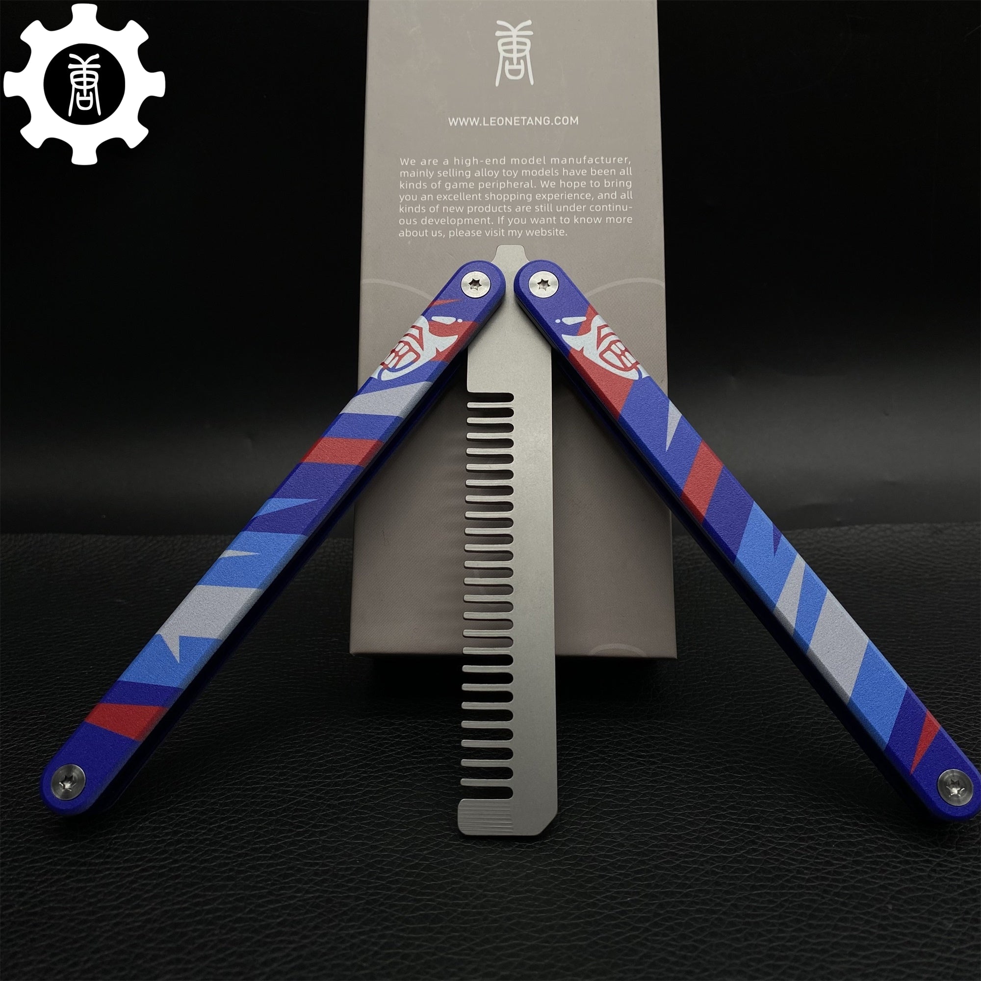 High-End CNC Yoru Comb Aluminum Alloy Handle Yoru Knife Balisong Trainer - Tophatter Daily Deals