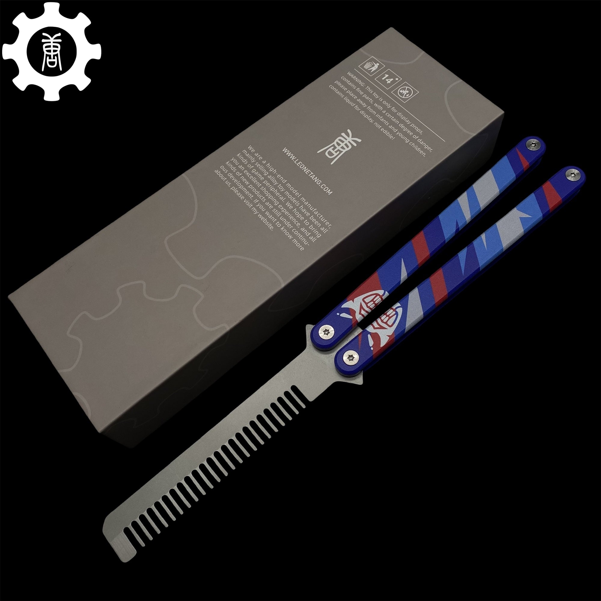 High-End CNC Yoru Comb Aluminum Alloy Handle Yoru Knife Balisong Trainer - Tophatter Daily Deals