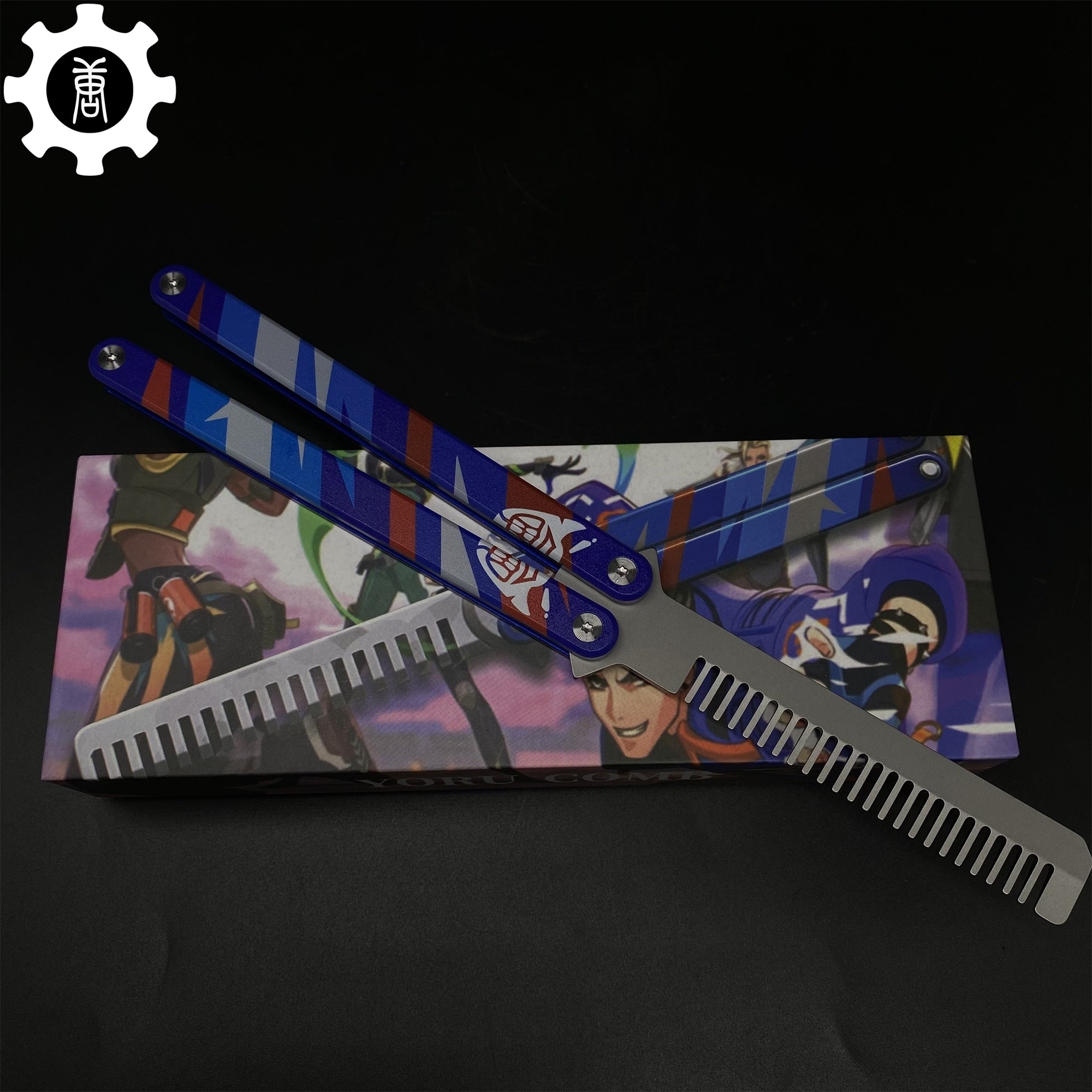 High-End CNC Yoru Comb Aluminum Alloy Handle Yoru Knife Balisong Trainer - Tophatter Daily Deals