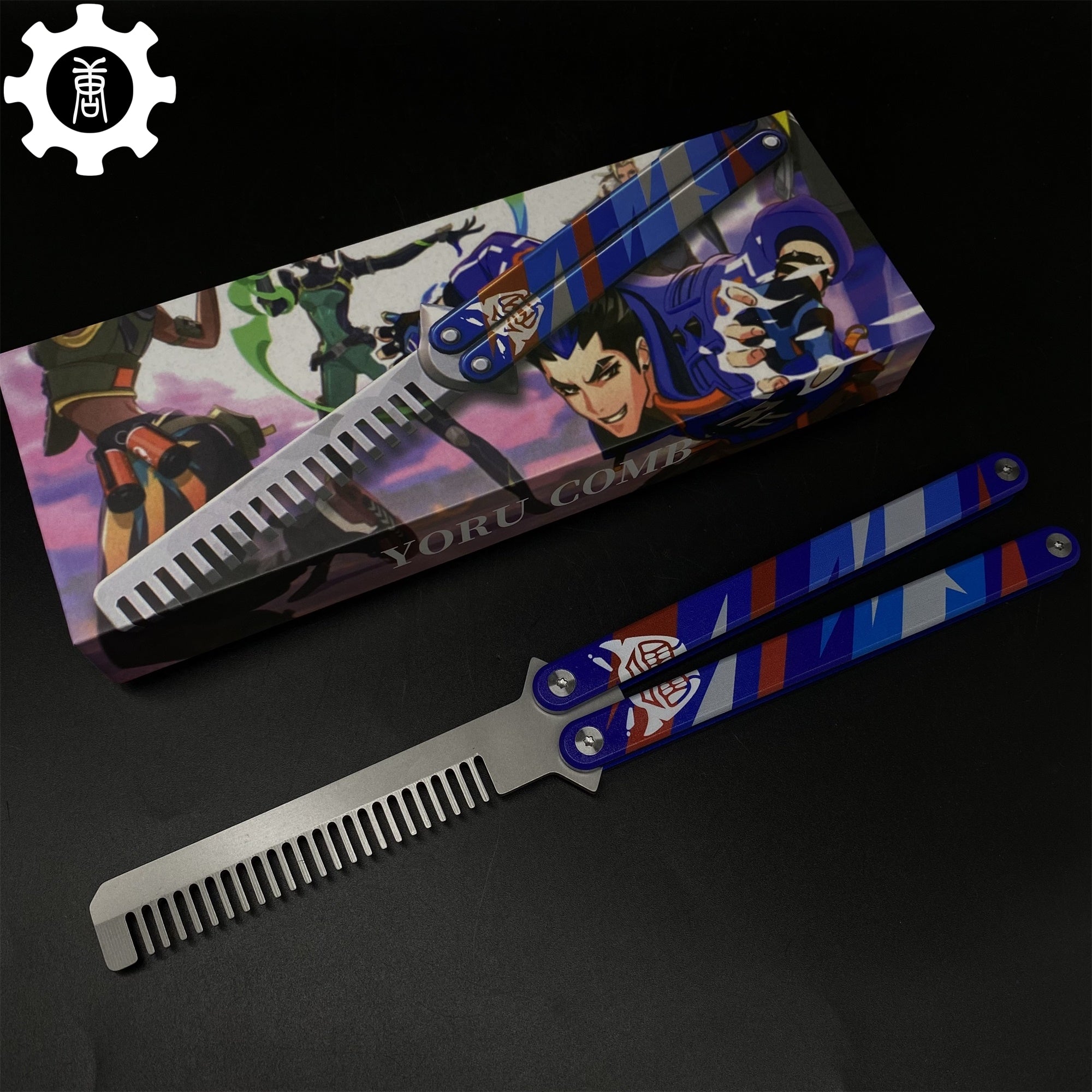 High-End CNC Yoru Comb Aluminum Alloy Handle Yoru Knife Balisong Trainer - Tophatter Daily Deals