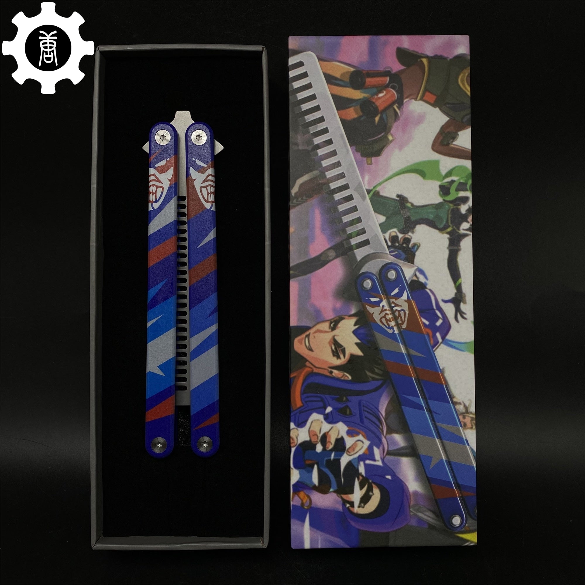 High-End CNC Yoru Comb Aluminum Alloy Handle Yoru Knife Balisong Trainer - Tophatter Daily Deals