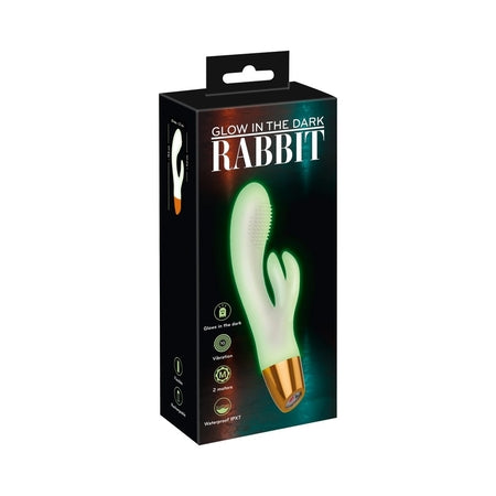 Glow in the Dark Rabbit Dual Stimulator Vibrator - Tophatter Daily Deals