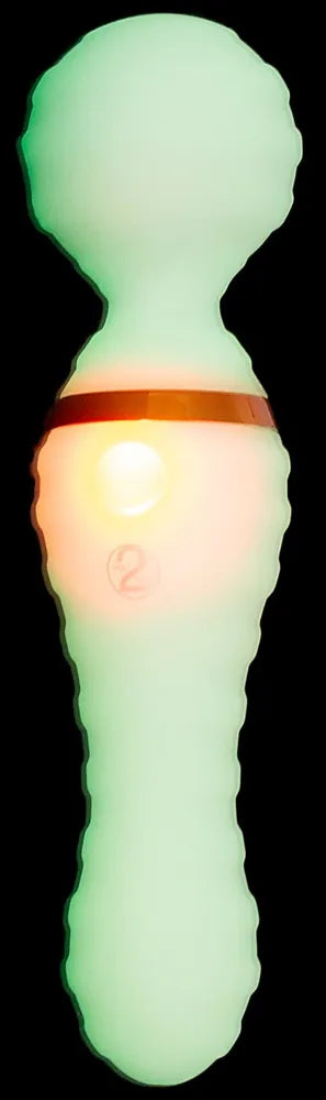 Glow in the Dark Wand Vibrator - Tophatter Daily Deals