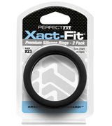Xact Fit 23 2.3 Inch Two Pack Precision > Cock Ring > Single - Tophatter Daily Deals