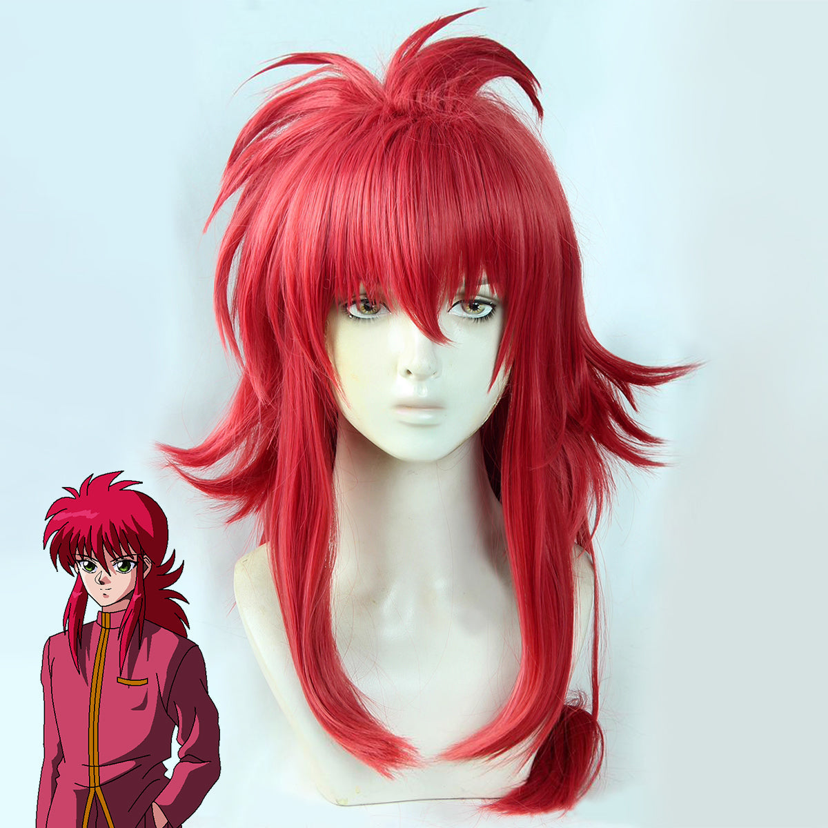 YuYu Hakusho Yoko Kurama Shuichi Minamino Red Cosplay Wig Wig - Tophatter Daily Deals