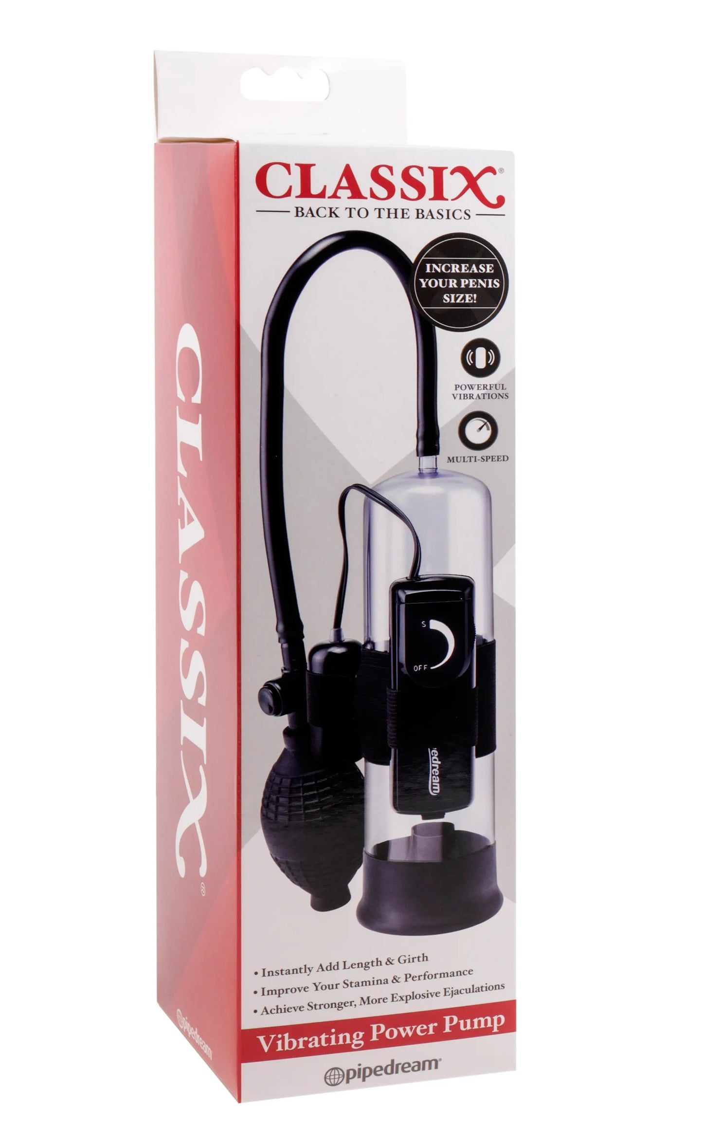 Classix Vibrating Power Pump – Penis Enlargement Pump > Pumps > Penis Pumps Electric - Tophatter Daily Deals