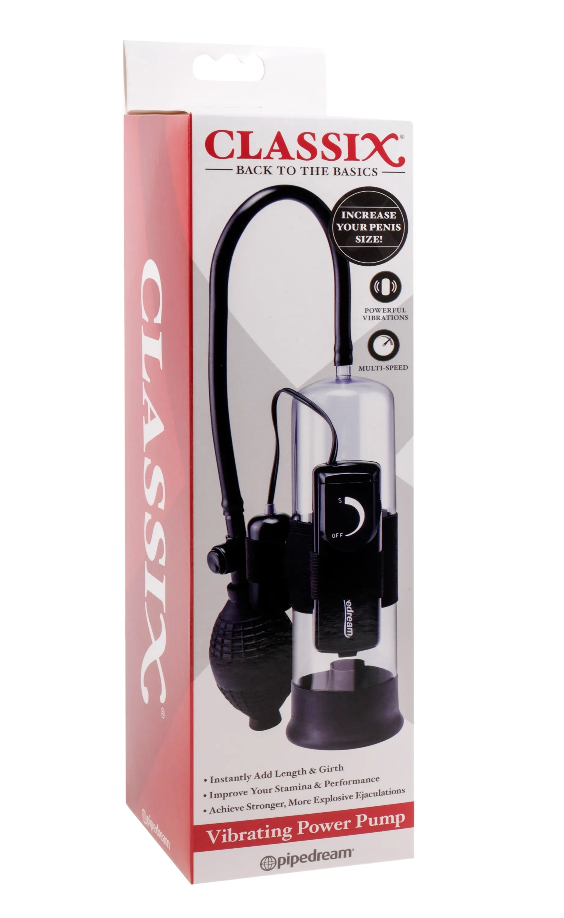 Classix Vibrating Power Pump – Penis Enlargement Pump > Pumps > Penis Pumps Electric - Tophatter Daily Deals
