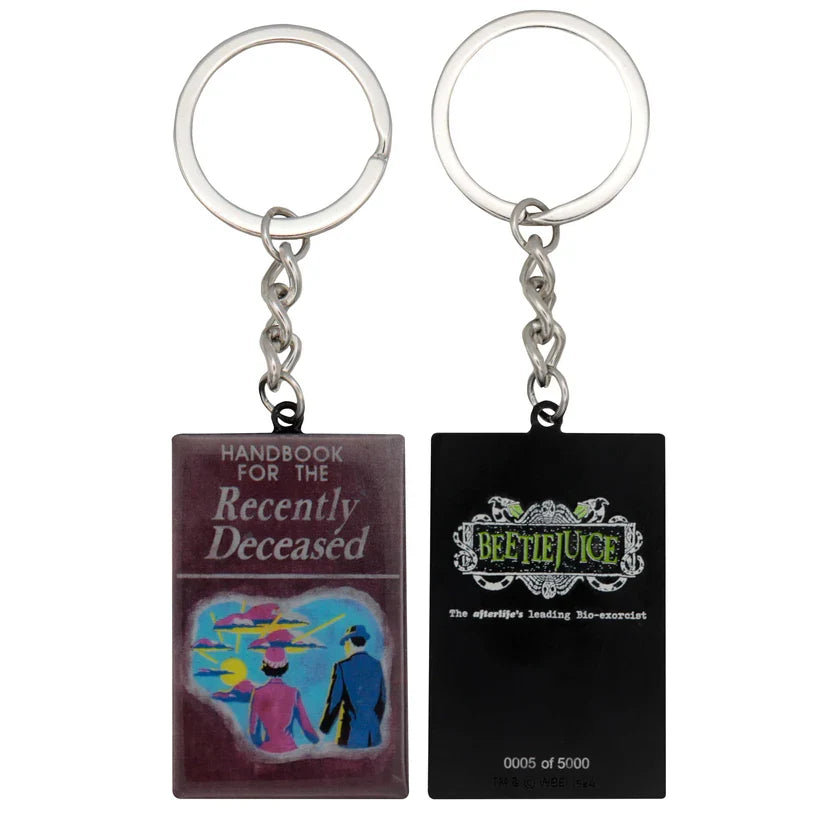 Beetlejuice Handbook of the Recently Deceased Keyring
