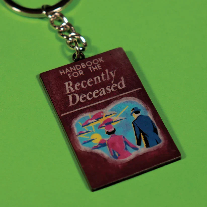Beetlejuice Handbook of the Recently Deceased Keyring