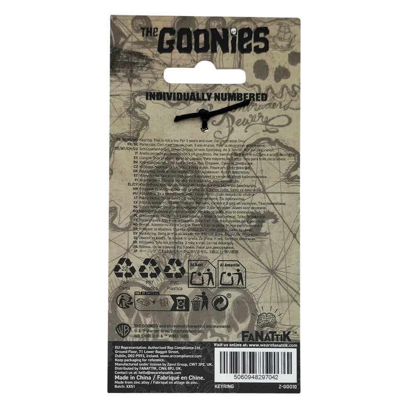 The Goonies - 40th Anniversary Copper Bones Keyring Keyring - Tophatter Daily Deals