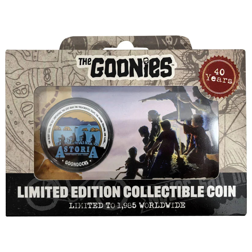 The Goonies - 40th Anniversary Presentation Coin Replica Coin - Tophatter Daily Deals