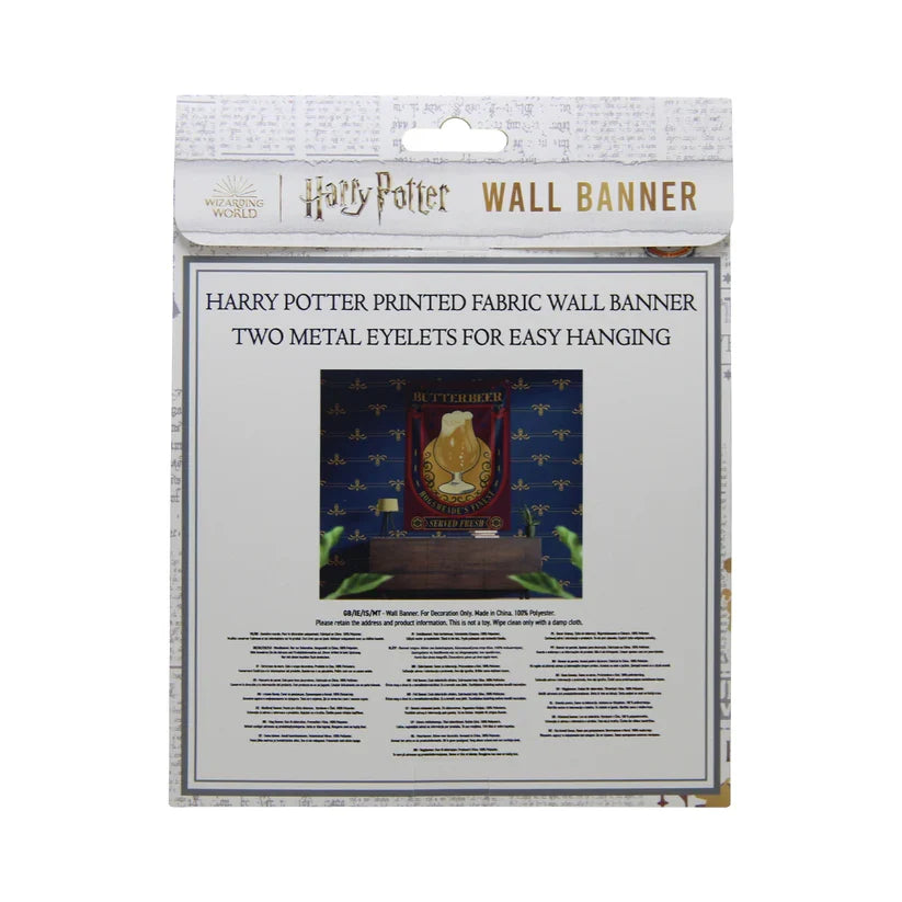 Harry Potter Butterbeer Wall Banner Collectible Merchandise - Tophatter Daily Deals