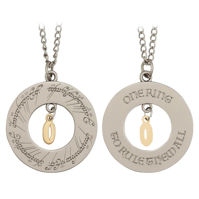 The Lord of the Rings One Ring Necklace Ring - Tophatter Daily Deals