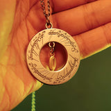 The Lord of the Rings One Ring Necklace Ring - Tophatter Daily Deals