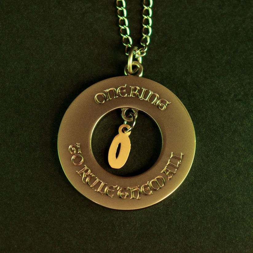 The Lord of the Rings One Ring Necklace Ring - Tophatter Daily Deals
