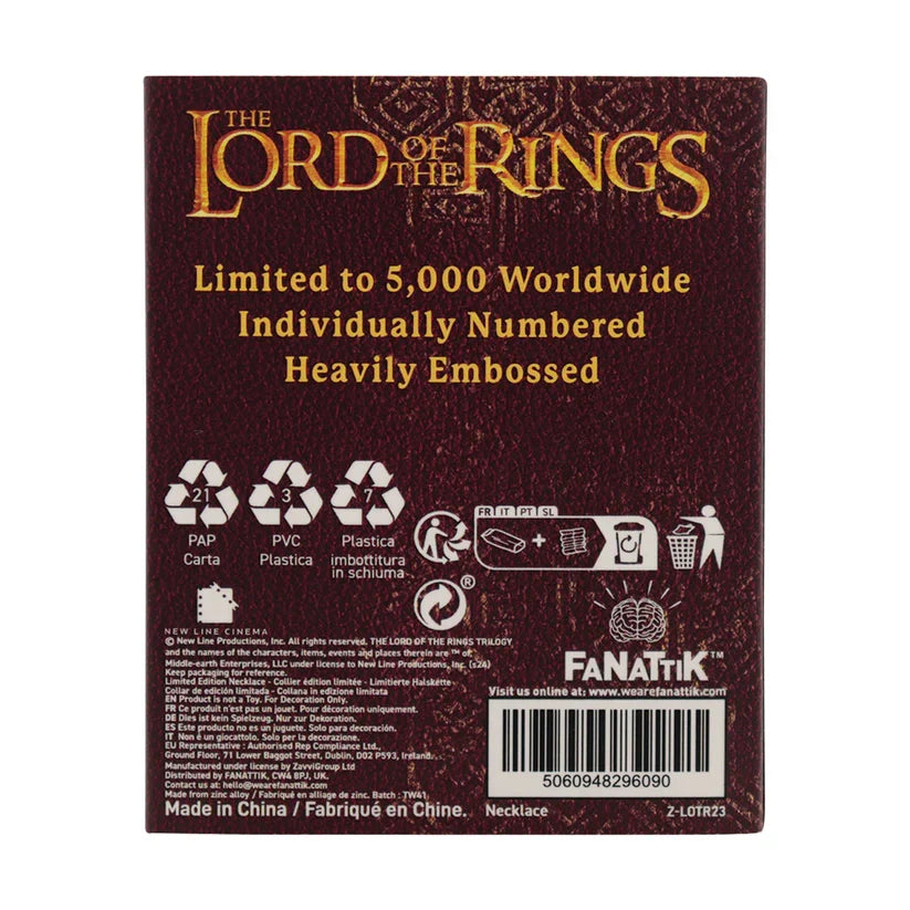 The Lord of the Rings One Ring Necklace Ring - Tophatter Daily Deals