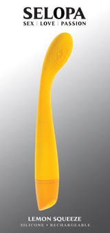 Selopa LEMON SQUEEZE Slim Vibe 18.4cm Waterproof Toy > Sex Toys For Ladies > G-Spot Vibrators - Tophatter Daily Deals