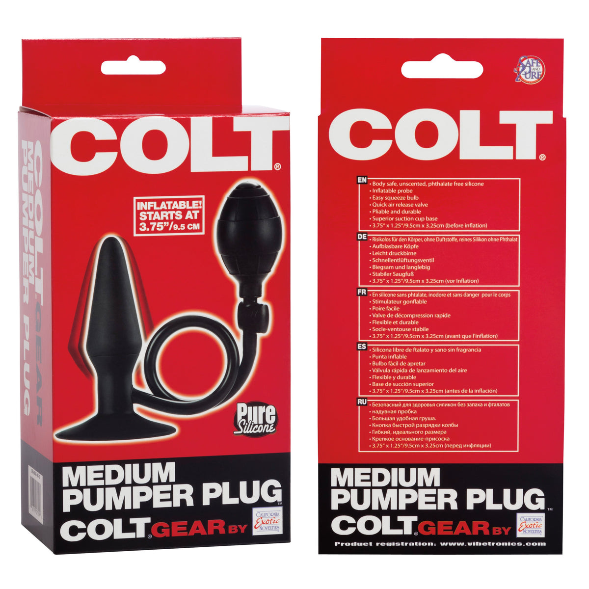 Colt Medium Pumper Inflatable 4.5 Inch Anal Plug > Anal Range > Tunnel and Stretchers - Tophatter Daily Deals