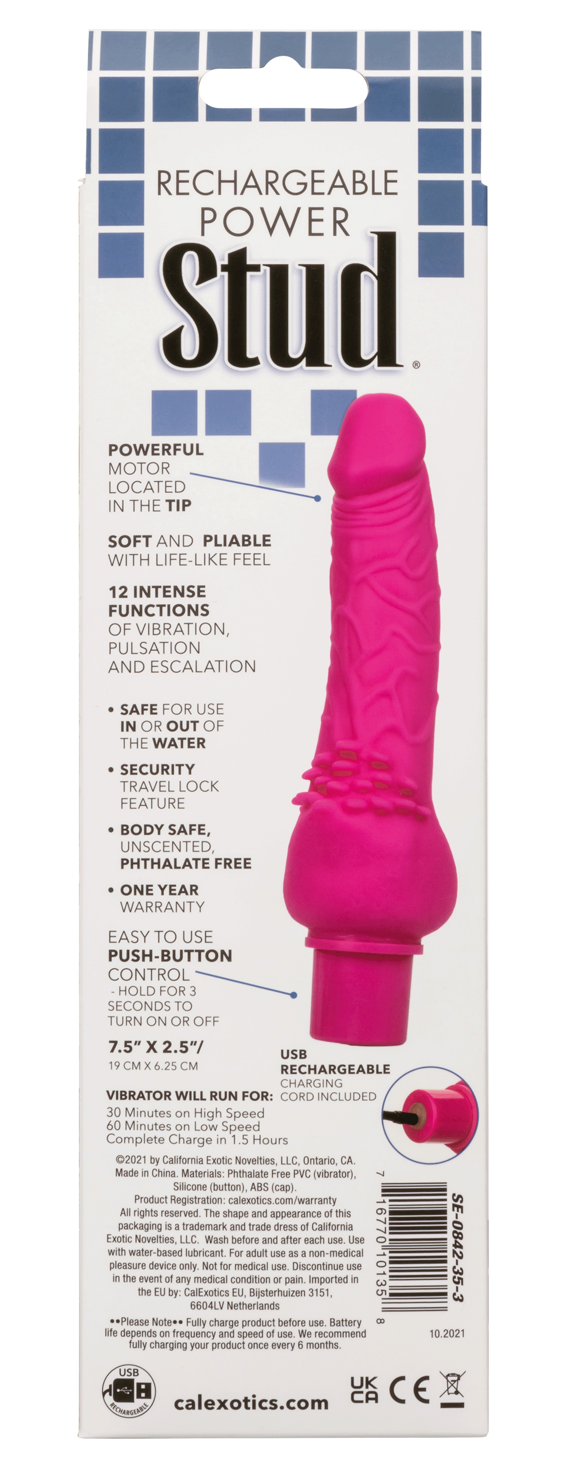 Power Stud Cliterrific Extra Large Flexible Vibrator > Vibrators > Standard Vibrators - Tophatter Daily Deals