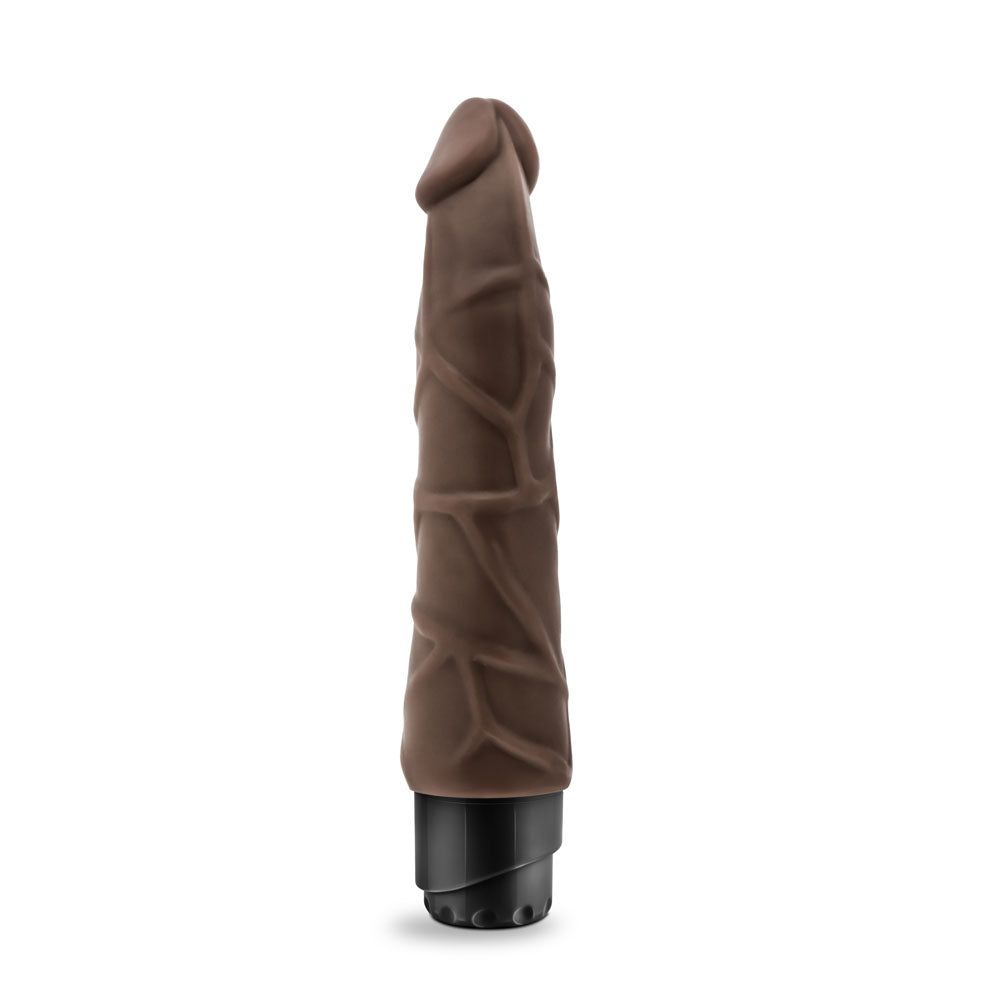 Dr Skin 9 Inch Realistic Vibrating Cock Vibrator Chocolate > Vibrators > Realistic Vibrators - Tophatter Daily Deals