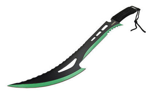 24" FULL TANG Tactical Survival Zombie MACHETE w/ Sheath Knife Sword Knife-Machete - Tophatter Daily Deals