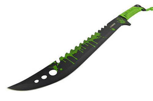 25" FULL TANG Tactical Survival Zombie MACHETE Eradicator w/ Sheath Knife-Machete - Tophatter Daily Deals