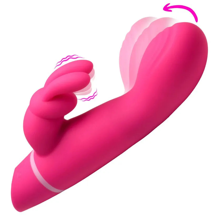 Come Hither Silicone Rabbit Vibrator – Dual Motor Stimulation Rabbit Vibrator > Vibrators > Ladies > Rabbit - Tophatter Daily Deals