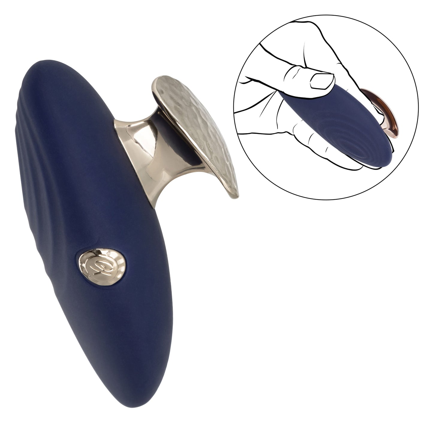 Chic Violet Handheld Massager in Deep Violet with 10 Vibration Speeds and Waterproof Design > Vibrators > Standard Vibrators - Tophatter Daily Deals