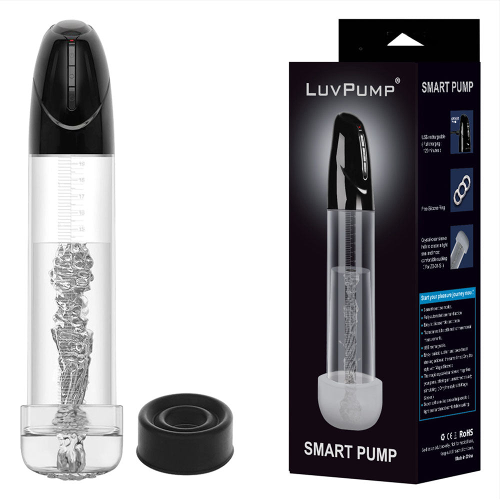 LuvPump Smart – USB Rechargeable Automatic Penis Pump and Masturbator Sleeve > Pumps > Penis Pumps Electric - Tophatter Daily Deals