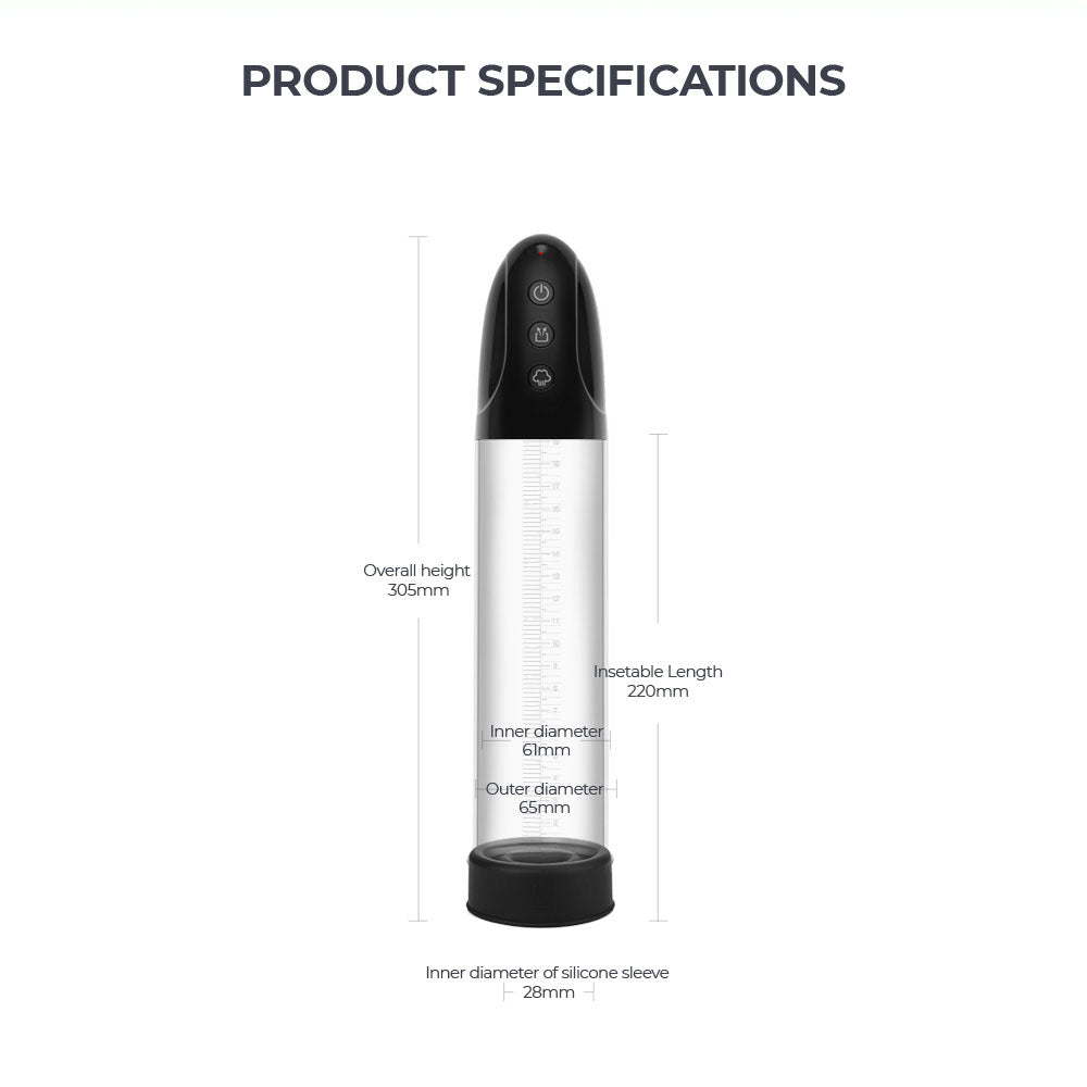 LuvPump Automatic Penis Pump – USB Rechargeable Penis Pump > Pumps > Penis Pumps Electric - Tophatter Daily Deals