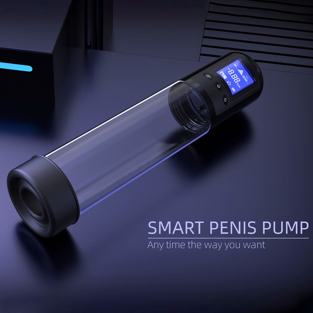LuvPump Smart – USB Rechargeable Automatic Penis Pump with LCD Display > Pumps > Penis Pumps Electric - Tophatter Daily Deals