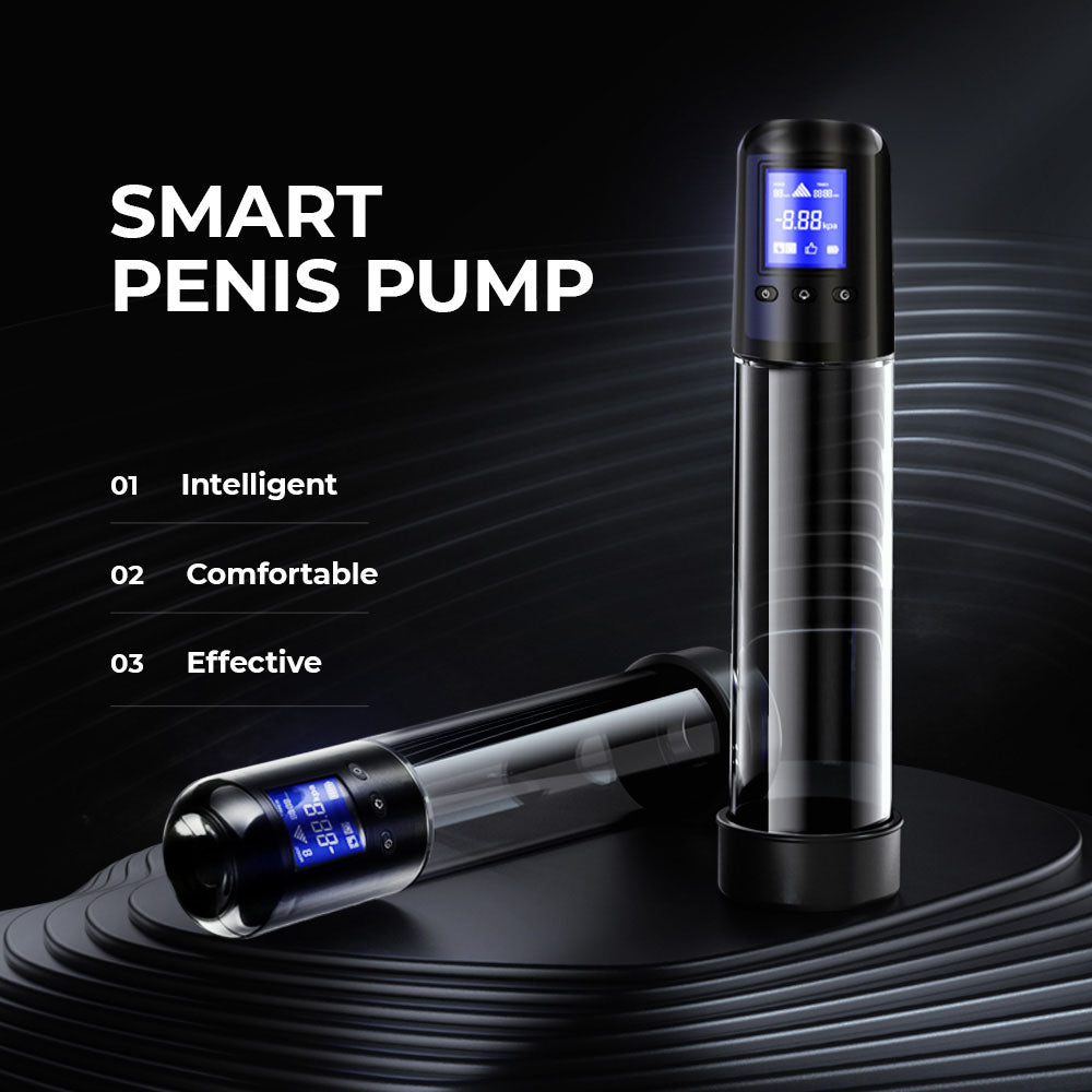 LuvPump Smart – USB Rechargeable Automatic Penis Pump with LCD Display > Pumps > Penis Pumps Electric - Tophatter Daily Deals