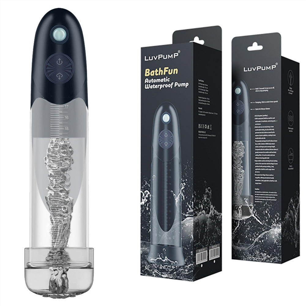 LuvPump BathFun – Waterproof USB Rechargeable Automatic Penis Pump > Pumps > Penis Pumps Electric - Tophatter Daily Deals