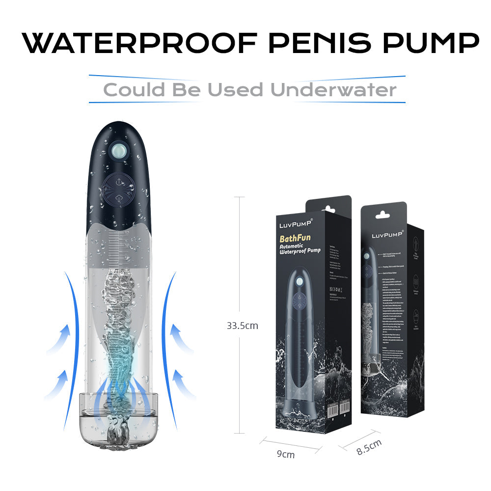 LuvPump BathFun – Waterproof USB Rechargeable Automatic Penis Pump > Pumps > Penis Pumps Electric - Tophatter Daily Deals