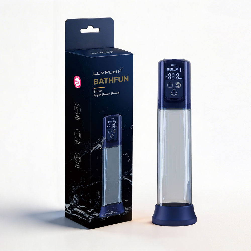 LuvPump Bathfun Smart Aqua – Waterproof USB-C Rechargeable Penis Pump > Pumps > Penis Pumps Electric - Tophatter Daily Deals