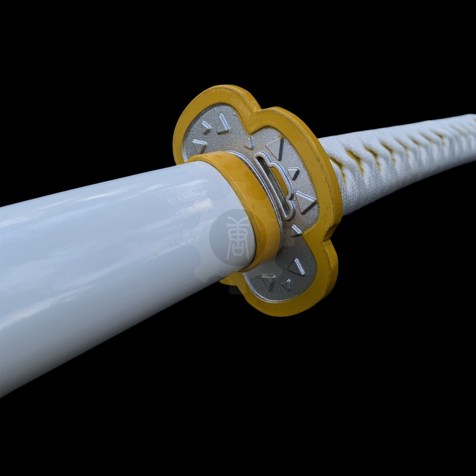 Zenitsu Nichirin Sword Katana Carbon Steel 1045 Version - Tophatter Daily Deals