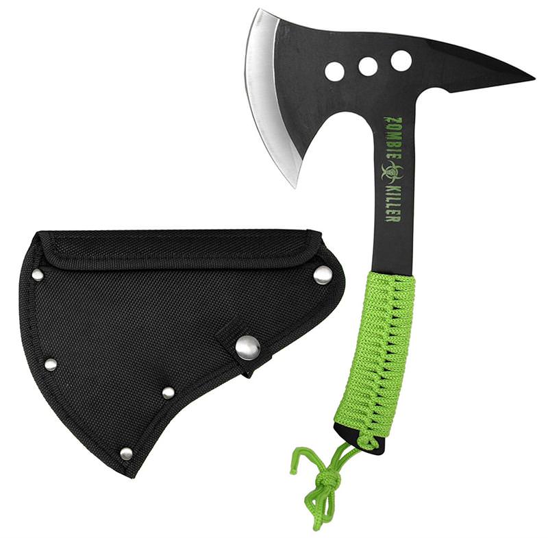 Zombie Killer Tactical Throwing Axe Collectible Weapons - Tophatter Daily Deals
