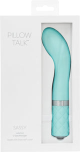 Pillow Talk Sassy (Teal) – G-Spot Vibrator > Sex Toys For Ladies > G-Spot Vibrators - Tophatter Daily Deals